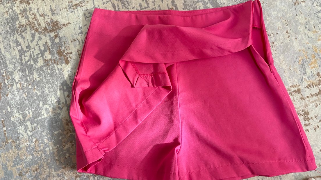 Pembe Mini şortlu Etek - Görsel 2