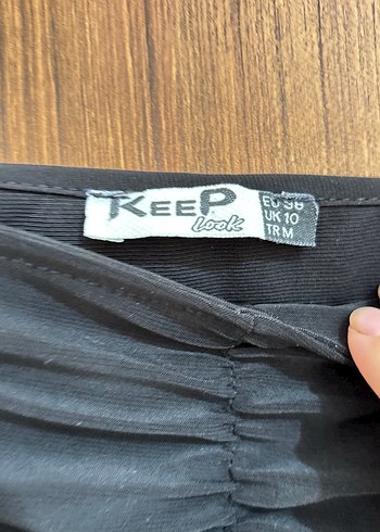 Kadın Siyah Pilili Askılı Büstiyer Mini - Görsel 2