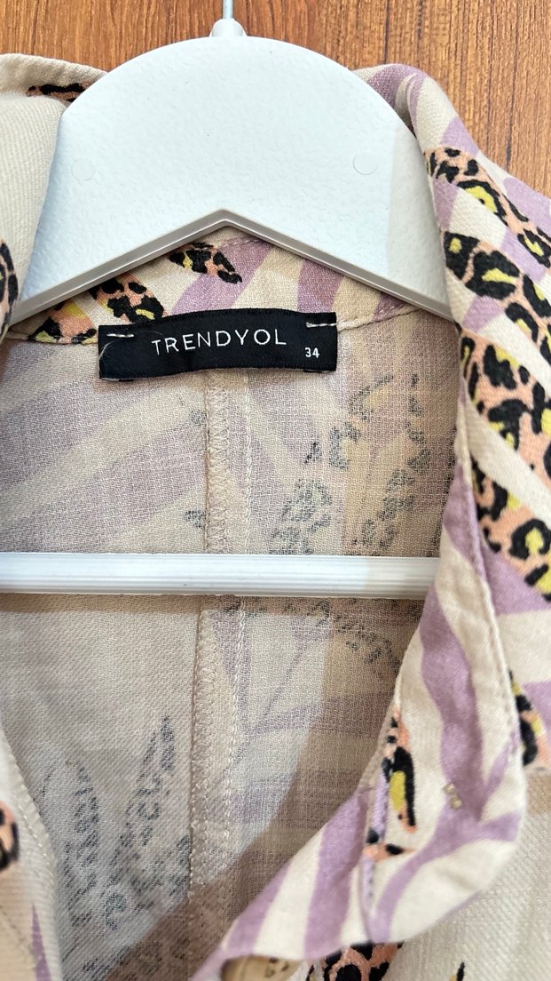 Bohem Tarzı Bej Kısa Tulum - Görsel 2