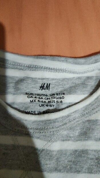 H&M tertemiz sayili kullanildi