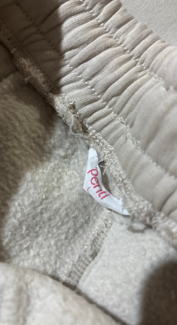 Bej Kapüşonlu Kadın Keten Sweatshirt - Görsel 4