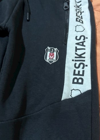 Beşiktaş Baskılı Siyah Erkek Çocuk Eşofman - Görsel 2