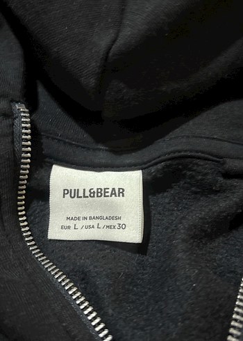 Kadın Siyah Fermuarlı Sweatshirt - Görsel 2