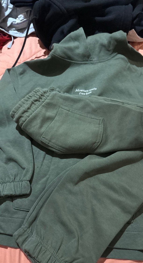 Hooded Yeşil Kadın Sweatshirt - Görsel 2