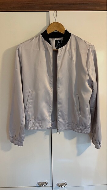 Saten Bomber Ceket