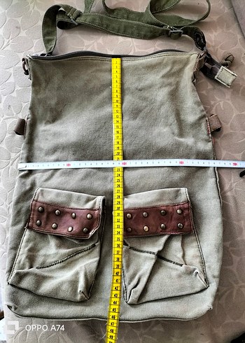 KANVAS ALMAN MALI ASKILI CANTA - Görsel 10