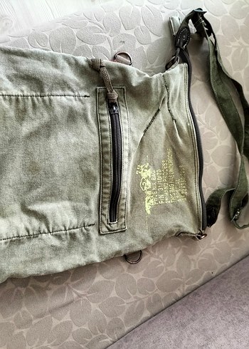 KANVAS ALMAN MALI ASKILI CANTA - Görsel 2