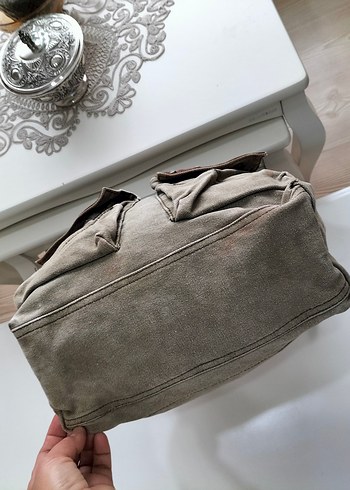 KANVAS ALMAN MALI ASKILI CANTA - Görsel 9