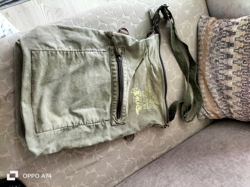 KANVAS ALMAN MALI ASKILI CANTA - Görsel 2