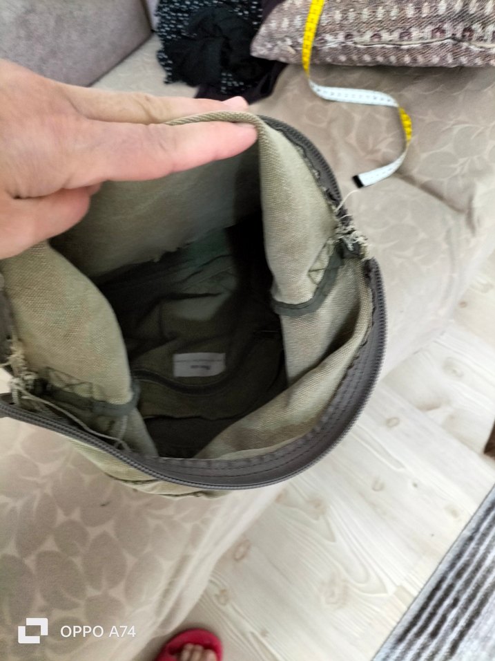 KANVAS ALMAN MALI ASKILI CANTA - Görsel 5