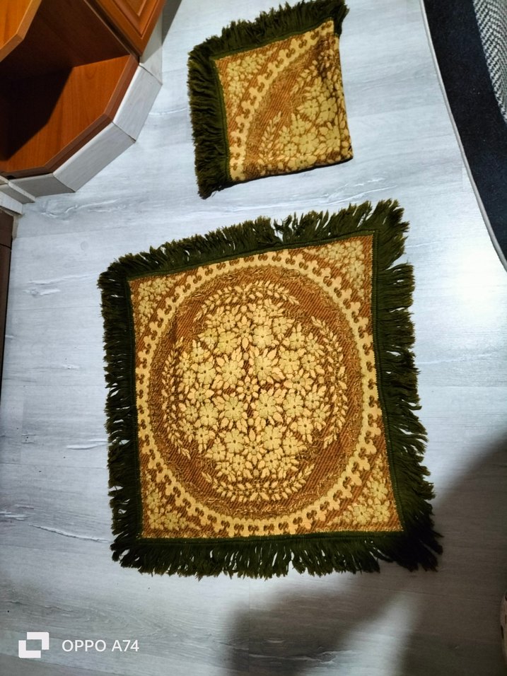 Almanya kadife vitange örtüler - Görsel 3