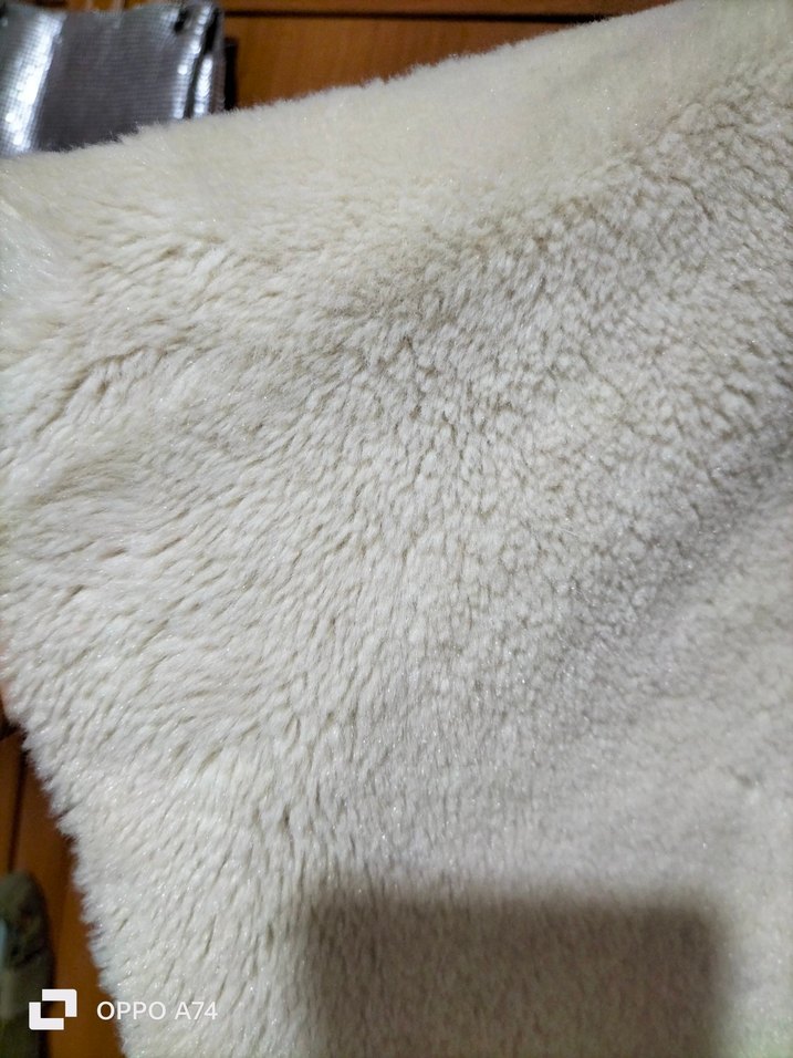 Süet  Kürklü Notched Yaka - Görsel 5