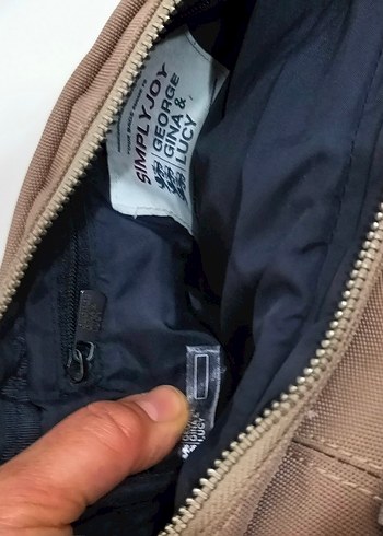 George Gına Lucy orjinal bej renk Omuz Çantası - Görsel 8