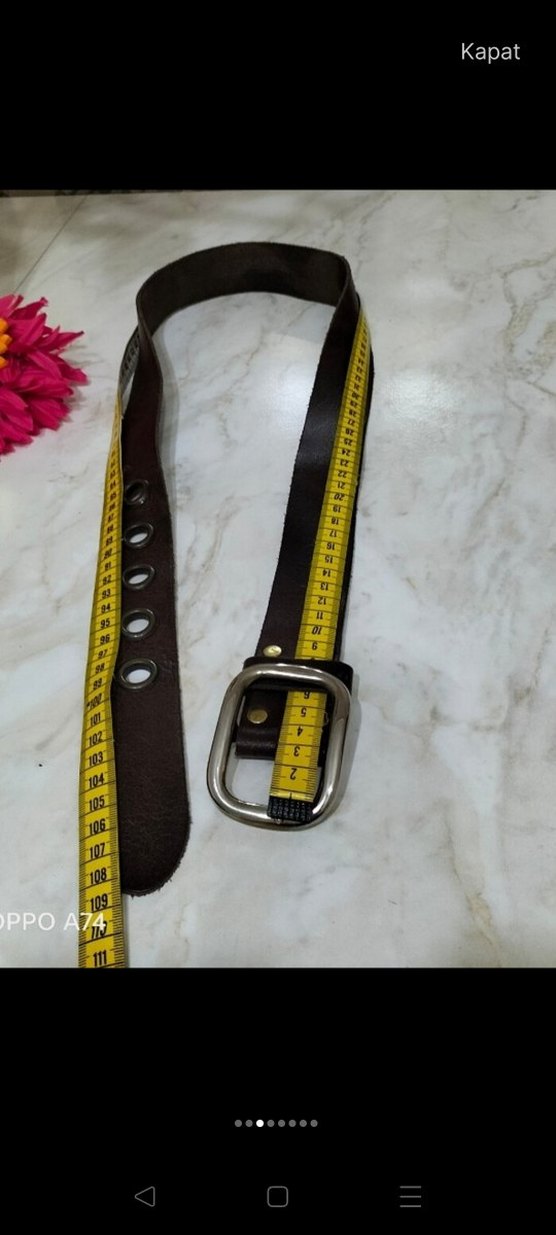 Fausto İtalya malı Hakiki Putin yılanı Derisi Tokalı Kemer - Görsel 3