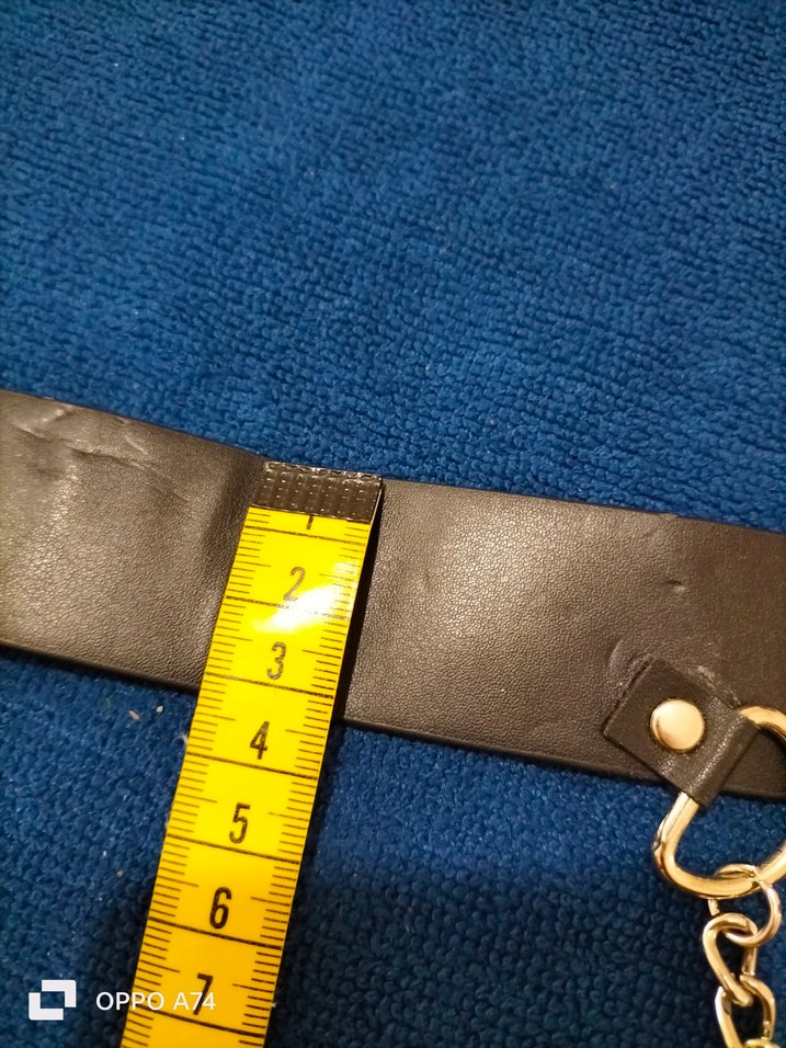 Zincir Detaylı metal halkalı Gotik  Kemer - Görsel 5