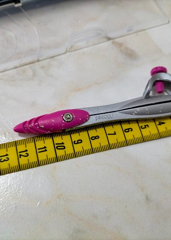 Pembe Renkli Marel Çizim Pergeli - Görsel 2