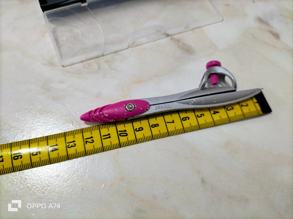 Pembe Renkli Marel Çizim Pergeli - Görsel 2