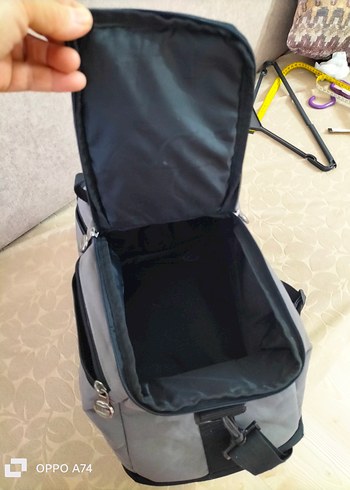 yurtdışından Almanya malı Gri spor Çanta Çok Bölmeli - Görsel 13