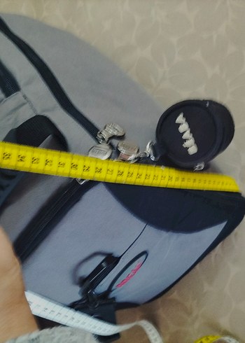 yurtdışından Almanya malı Gri spor Çanta Çok Bölmeli - Görsel 6