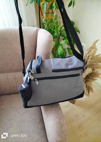 yurtdışından Almanya malı Gri spor Çanta Çok Bölmeli - Görsel 10