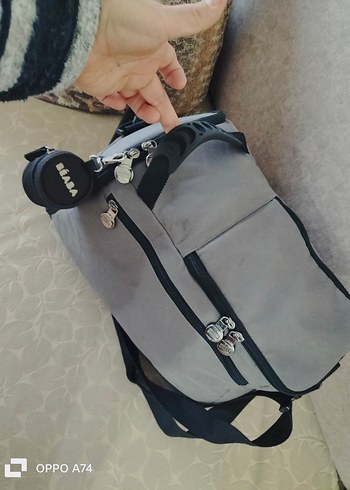 yurtdışından Almanya malı Gri spor Çanta Çok Bölmeli - Görsel 18