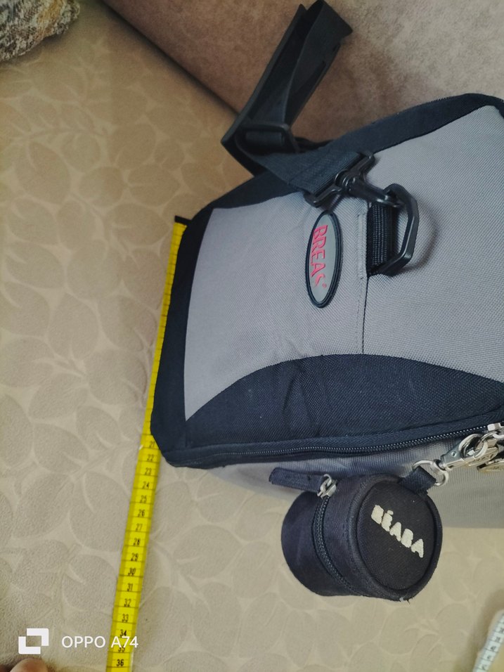 yurtdışından Almanya malı Gri spor Çanta Çok Bölmeli - Görsel 5