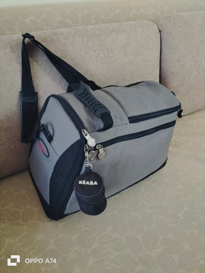 yurtdışından Almanya malı Gri spor Çanta Çok Bölmeli - Görsel 2