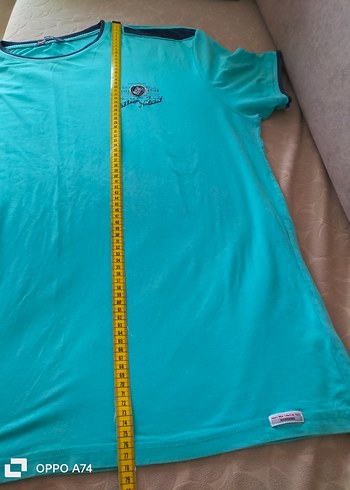 Turkuaz Kısa Kollu Erkek Tişört - Görsel 4