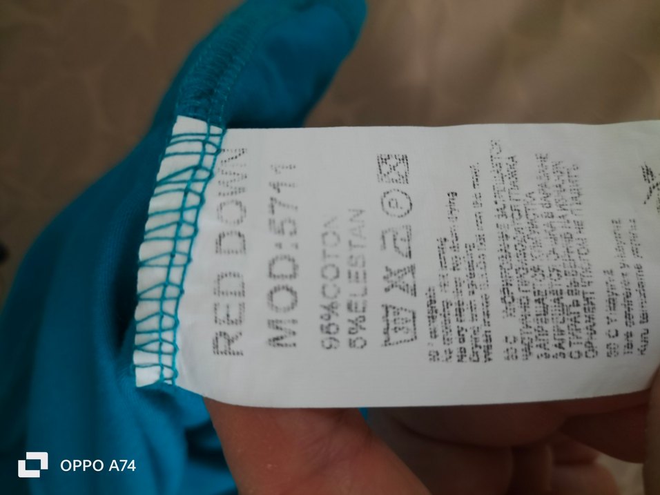 Turkuaz Kısa Kollu Erkek  Tişört - Görsel 2