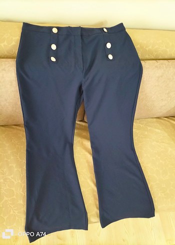 tiril tiril 5xl büyük beden Kumaş Pantolon - Görsel 12