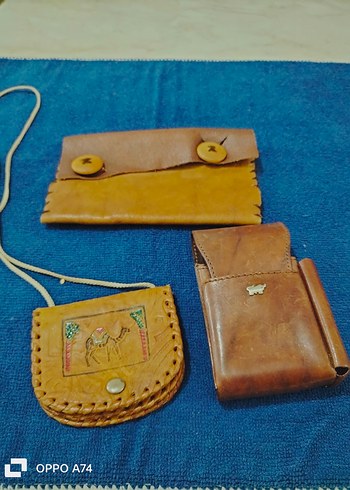 hakiki deri Cüzdan ve gözlük kılıfı ve cüzdan - Görsel 11