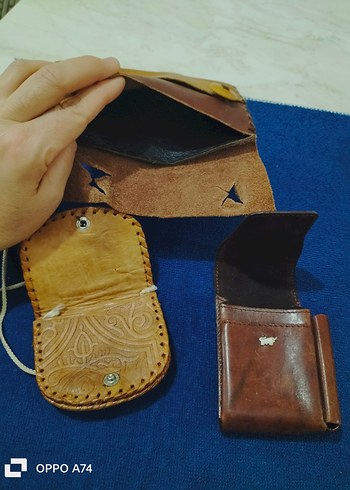 hakiki deri Cüzdan ve gözlük kılıfı ve cüzdan - Görsel 9