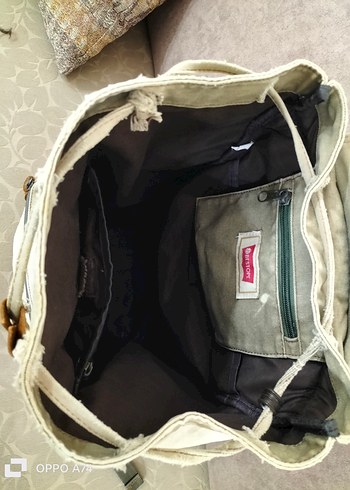 KANVAS kumaş tactica sırt l çanta - Görsel 6