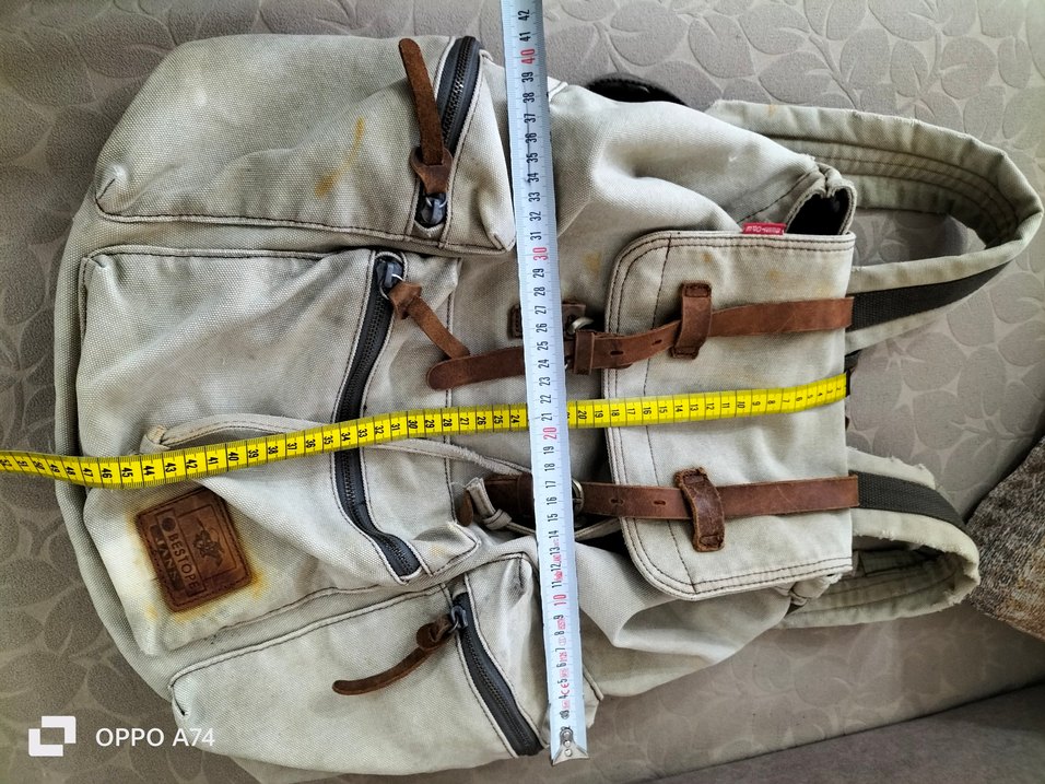 KANVAS kumaş tactica sırt l çanta - Görsel 4