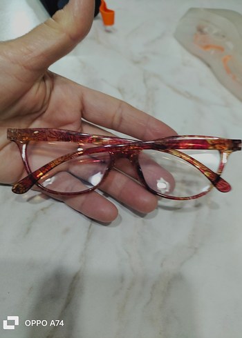 Şeffaf Renkli  Kadın Gözlüğü - Görsel 5