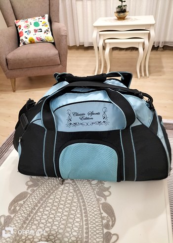 Turkuaz Desenli Bebek Çantası - Görsel 9