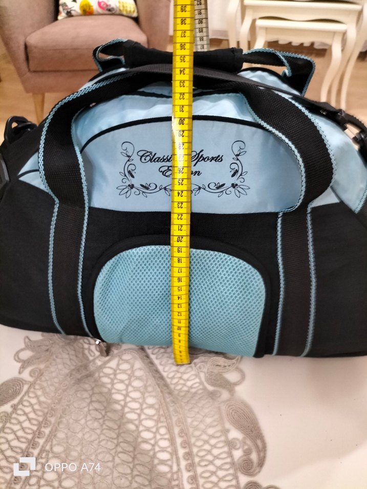 Turkuaz Desenli Bebek Çantası - Görsel 5