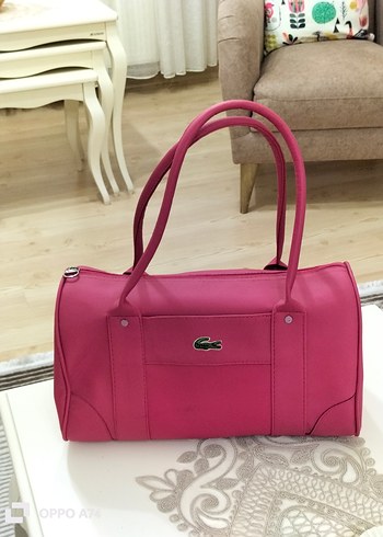 Pembe Deri Kadın Çanta