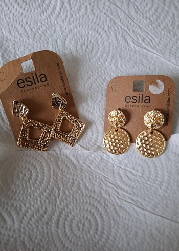 Esila Altın Renk Mini Bohem Küpe