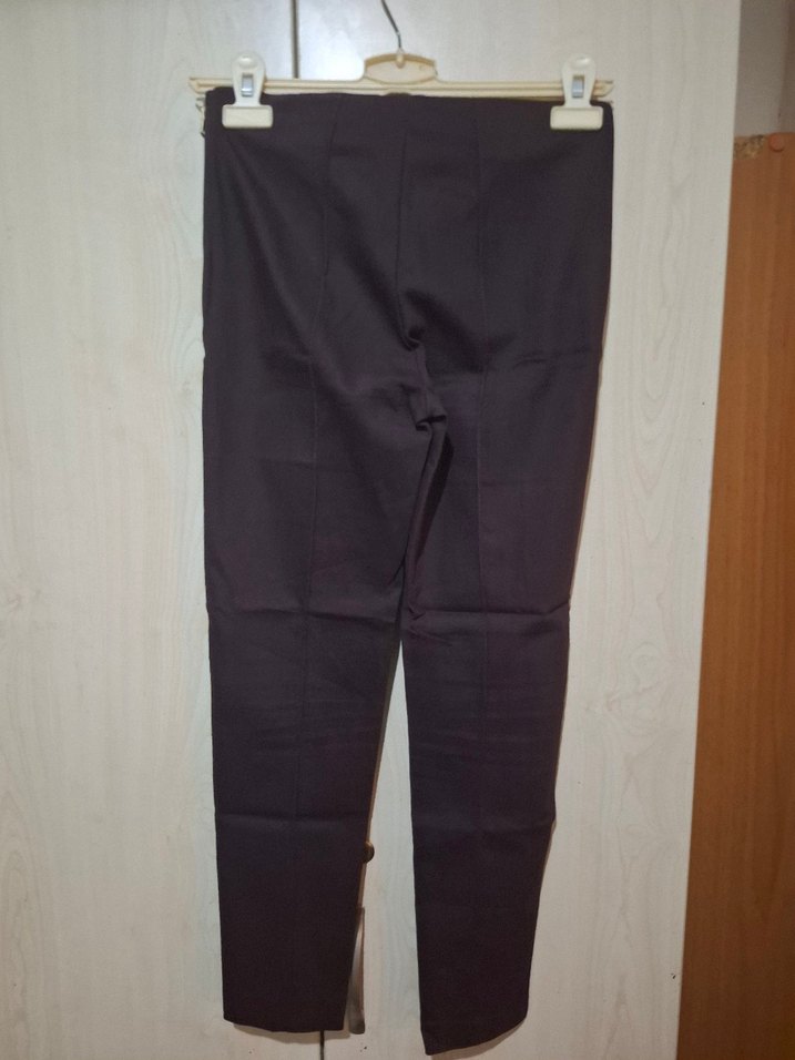 bordo Kumaş Kadın Pantolon - Görsel 4