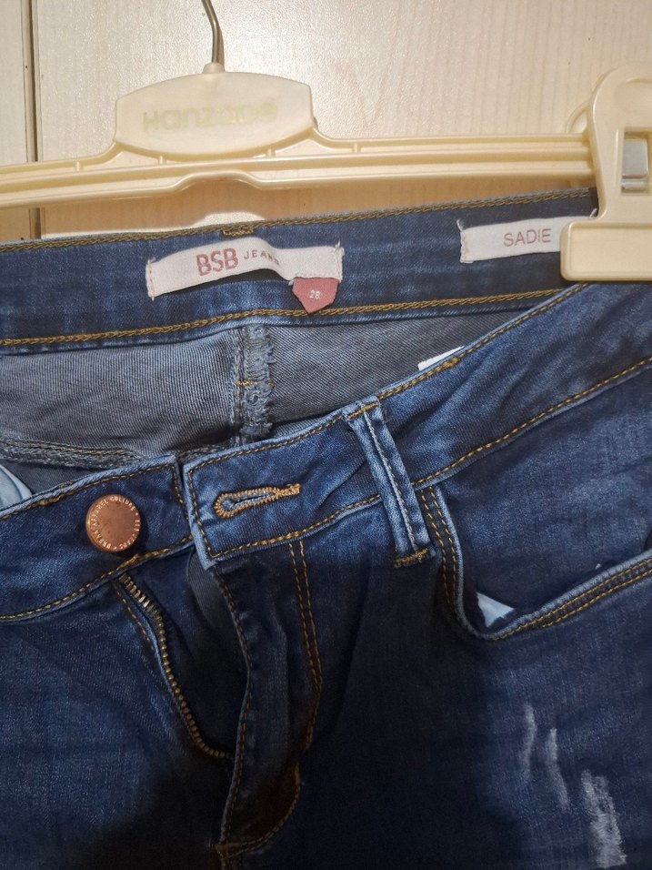 Kadın Mavi Regular Fit Denim Jean - Görsel 2