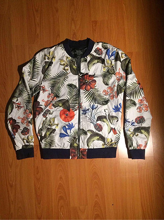Bershka çiçek desenli ceket