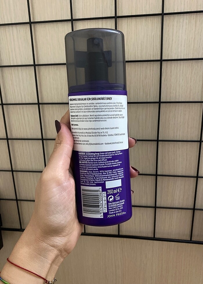 John Frieda Dalga Şekillendirici Sprey - Görsel 4