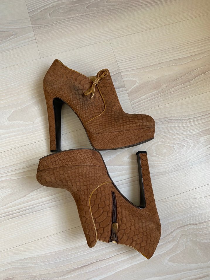 Nubuk Süet Kısa Bot - Görsel 2