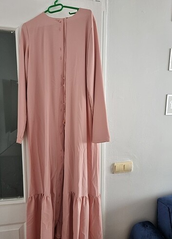 40 Beden Düğmeli elbise