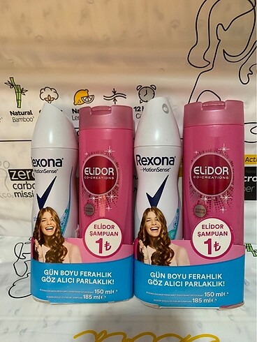 Rexona deo + elidor şampuan