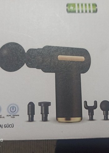 Ayarlanabilir Masaj Gücüne Sahip Siyah Masaj Aleti - Görsel 2