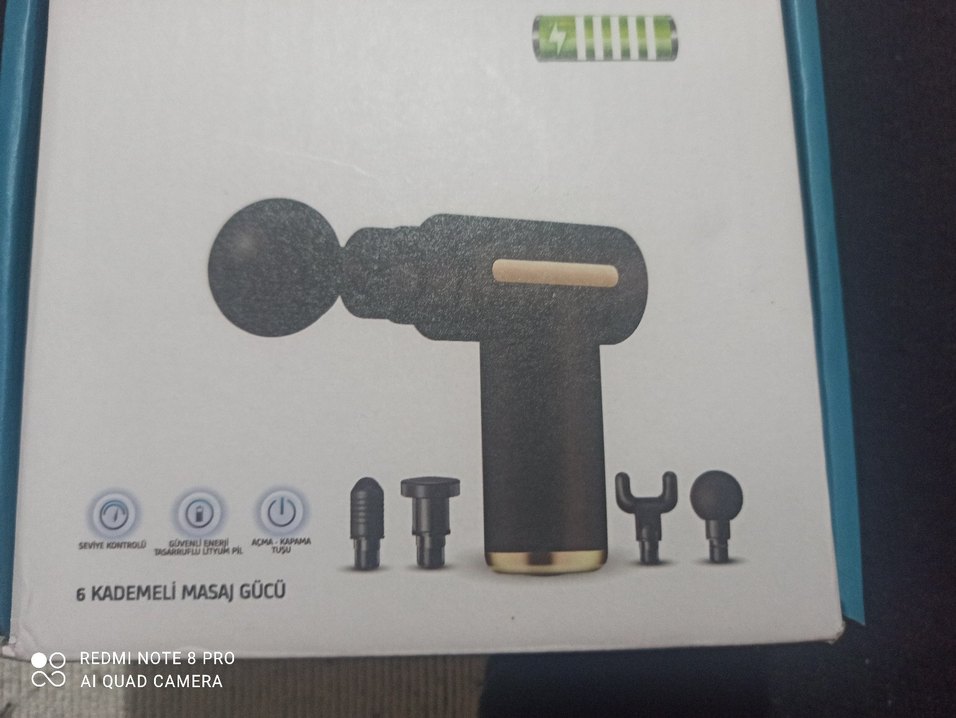 Ayarlanabilir Masaj Gücüne Sahip Siyah Masaj Aleti - Görsel 2