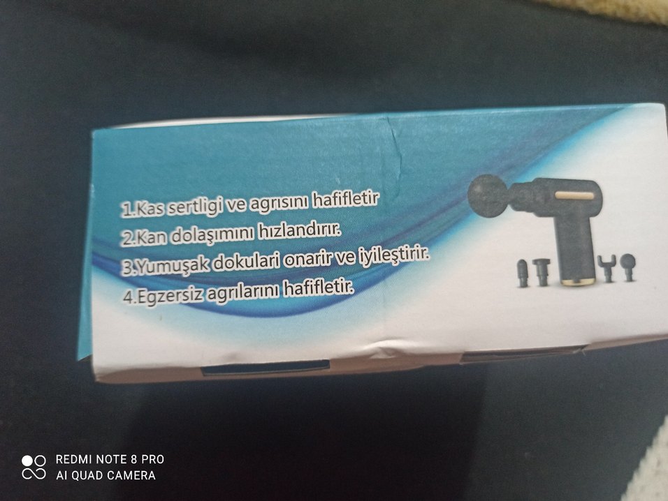 Ayarlanabilir Masaj Gücüne Sahip Siyah Masaj Aleti - Görsel 4