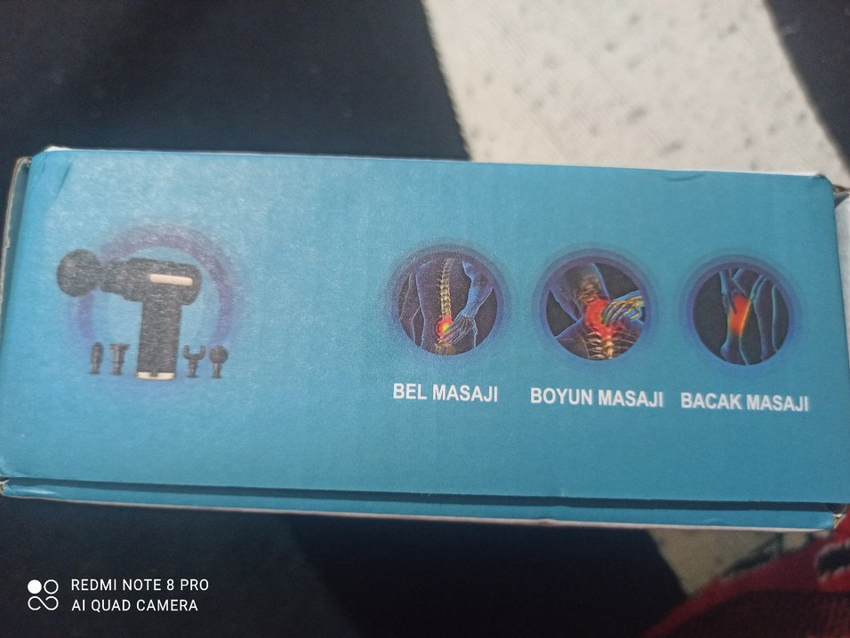 Ayarlanabilir Masaj Gücüne Sahip Siyah Masaj Aleti - Görsel 3